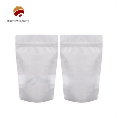 China Gravure Printing Karft Paper Bag Food Packaging CMYK Kraft PE Bag Moisture Proof for sale