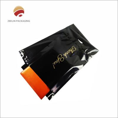 Chine Sacs à lettres imprimés personnalisés en POLY CMYK/PANTON Couleur Noir à vendre
