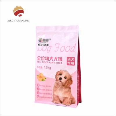 China Customized Resealable Food Pouches Moisture Proof Cat Food Pouches for sale