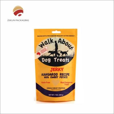 China Matt Or Shiny Finishing Pet Food Packaging Pouches Odor Proof for sale