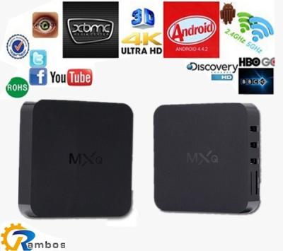 China Quad Core Russian TV Box  XBMC 13.1 Full Loaded Pre-installed Android 4.4.2 Google IPTV Player for sale