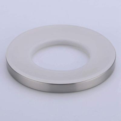 China Chromed Wash Basin Accessories Silver Vessel Sink Mounting Ring For Home Bathroom for sale