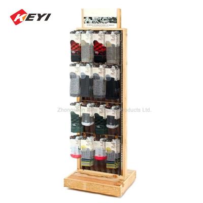 China High Quality Retail Shop Freestanding Happy Socks Display Rack Stand for sale