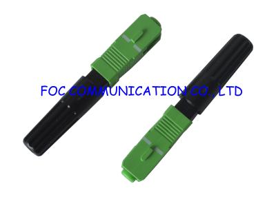 China SC / APC FTTH Fiber Optic Connector , Effective Optical Fibre Connectors User Friendly for sale