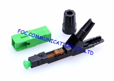 China Field Installable Fiber Optic Connector SC APC Pre - embedded Type for sale