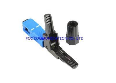 China Simplex Cores SC UPC  Quick Assembly Connector With Metal Housing for sale