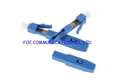 China Fast Field Fiber Optic Connector LC Plastic Housing Quick And Easy Fiber Termination for sale