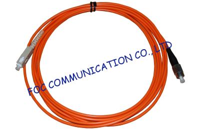 China Conector multi del cable de Ethernet de la fibra óptica de la chaqueta del modo LSZH SC-FC en venta