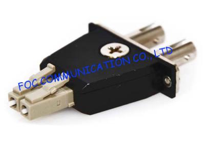 China Hybrid Fiber Optic Adapter LC - ST Multimode Male to Female adapter for sale