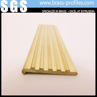 China C38500 Safety Curved Brass Tile Edging DIY Brass Edging Strips for sale
