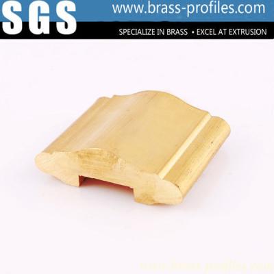 China Brass Extrusion Armrest Profiles For Interior Stair Decoration for sale