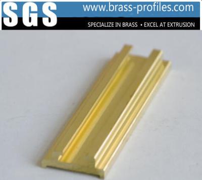 China Architectural Brass Nosings Sheets Copper Anti-slip Stair Strips for sale