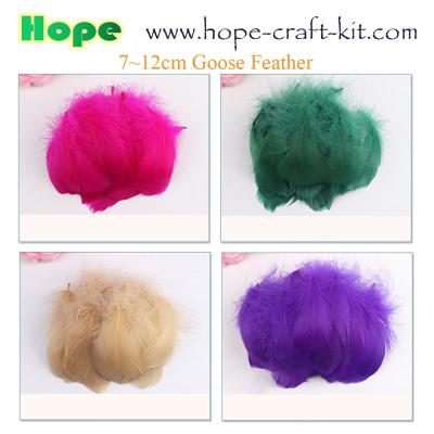 China Various size of goose feathers, turkey feathers, chicken feathers, peacock , ostrich feathers for hobbies and kids DIY for sale