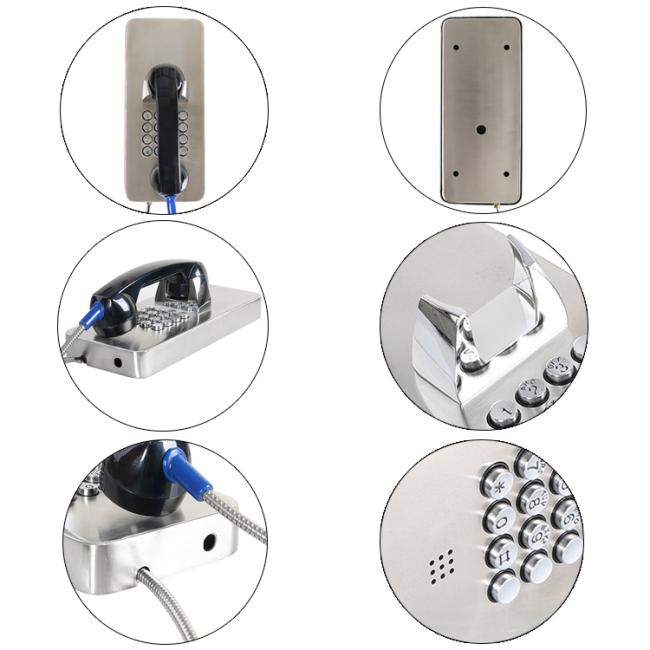 Heavy Duty, Vandal Resistant Metal Telephones