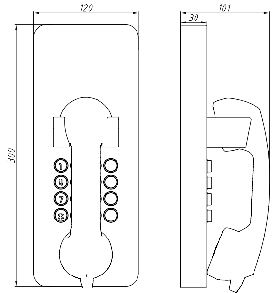 Heavy Duty, Vandal Resistant Metal Telephones