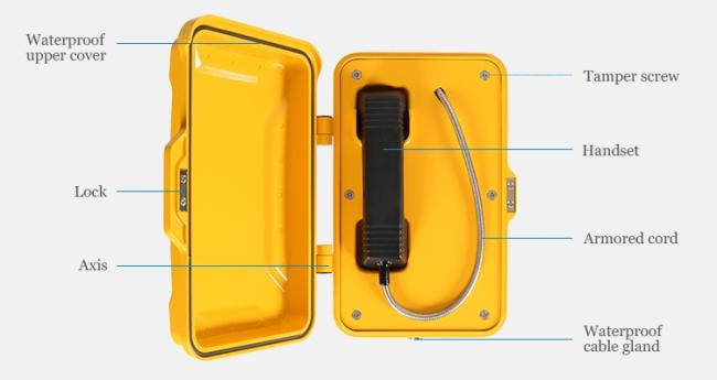 Heavy Duty, Vandal Resistant Metal Telephones