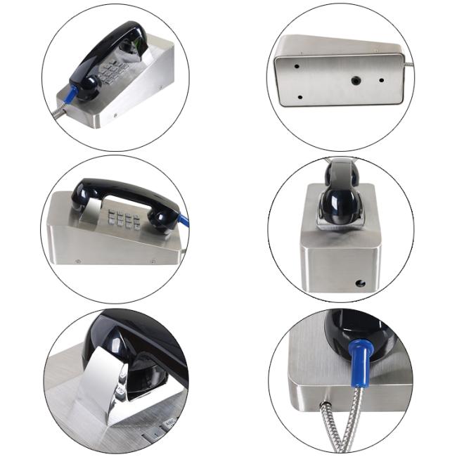 Heavy Duty, Vandal Resistant Metal Telephones
