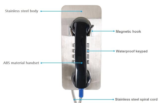 Heavy Duty, Vandal Resistant Metal Telephones