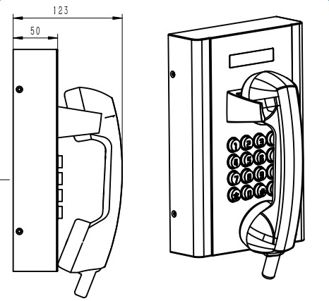 OEM Robuste Hook Switch Telephone 2