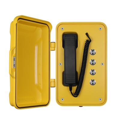 China Analog / VoIP Industrial Weatherproof Telephone With Wall / Pillar Mounting for sale