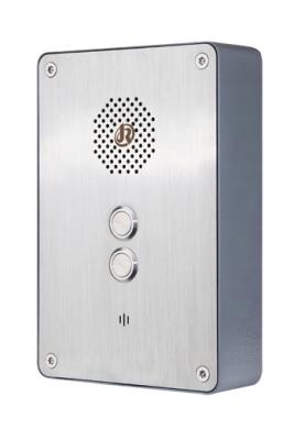 China Telefone do telefone da emergência do elevador do seletor da velocidade/intercomunicador do elevador com 2 botões à venda