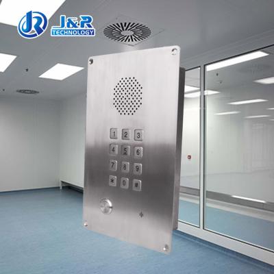 China Stainless steel Elevator Emergency Phone Flush mounted steel Hands free telephone for sale