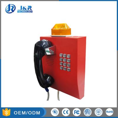 China Hospital Vandal Resistant Telephone SIP Industrial Security Phone With LED Light for sale