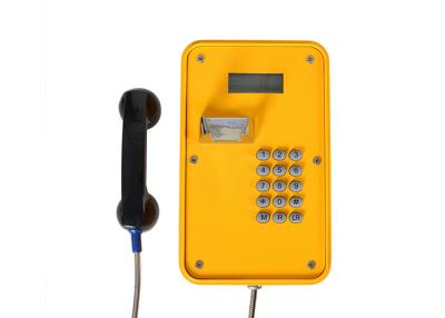 China IP66 Industrial Weatherproof Telephone , Corded Landline Telephones With LCD Display for sale