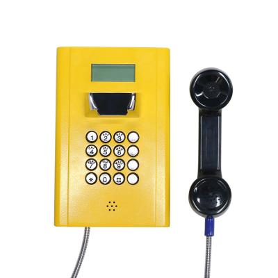 China SIP GSM 1.5W Vandal Resistant Telephone For Bank Hospital for sale