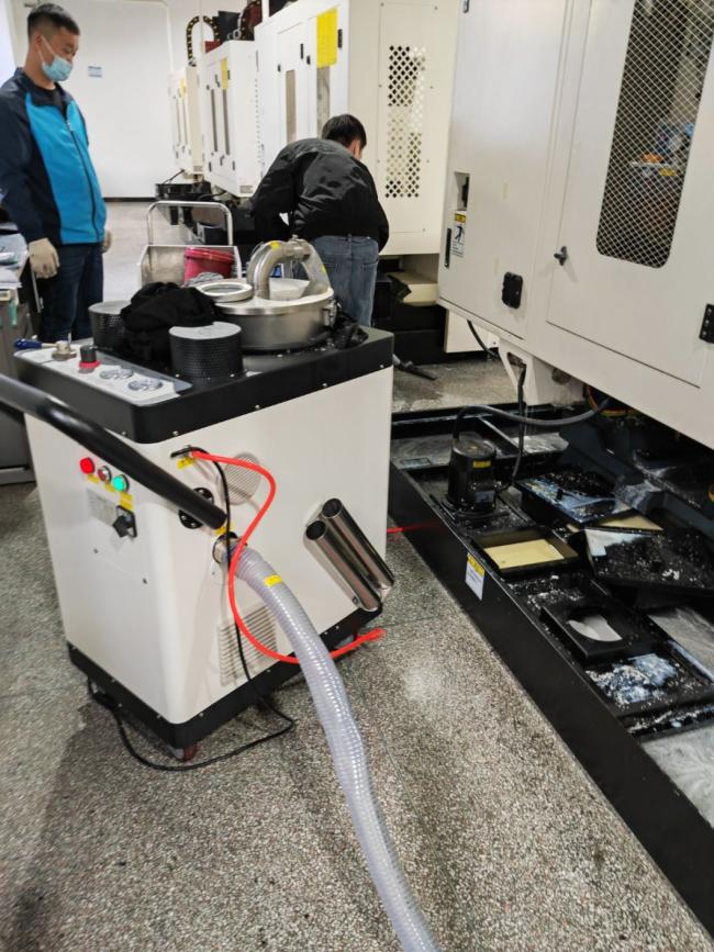 Machine Tool Iron Chip Cleaning Machine, CNC Water Tank Chip Removal Machine