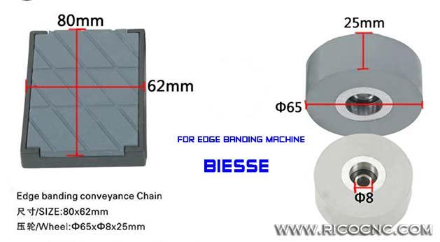 BIESSE conveyor chain pad