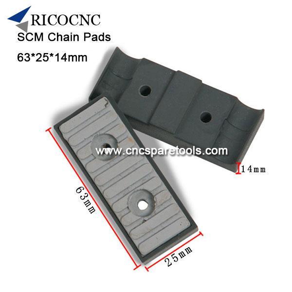 63x25 pads 63x25 scm track pads