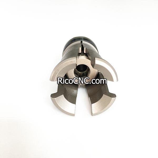 Collet assembly DIN 40 taper.jpg Collet assembly DIN 40 taper.jpg