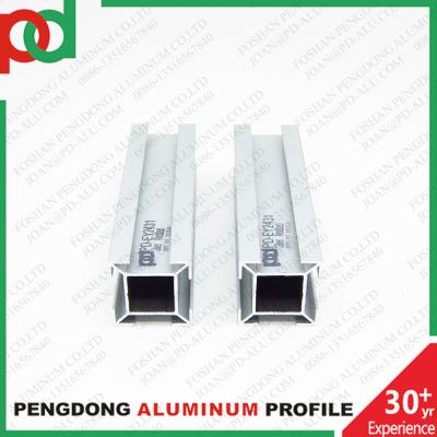China 6M Length Plata Mate Black Wooden Color Aluminium Handrail Profiles With Bronze Anodized Finish And Different Sizes for sale