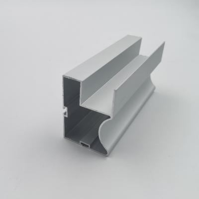 China Perfil de alumínio anodizado de pouco peso do vestuário para o tipo porta do balanço de armário à venda