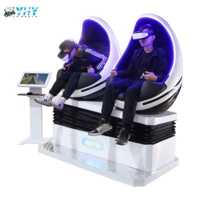China Indoor Games 360 Degree Simulator 9d Vr Egg Chair Cinema  3 Dof Double Seats for sale