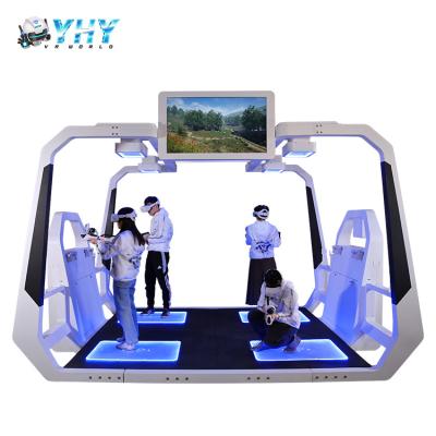 China 4 Players Virtual Reality Shooting Games 9D Simulator VR Battle Standing Platoon for sale