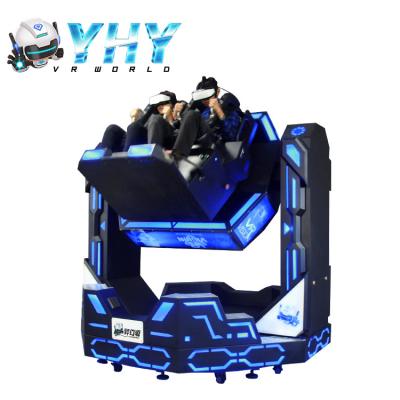 Chine 1080 tour de montagnes russes de réalité virtuelle du simulateur 8.0KW deux de la rotation 9D VR 8.0KW deux joueurs à vendre