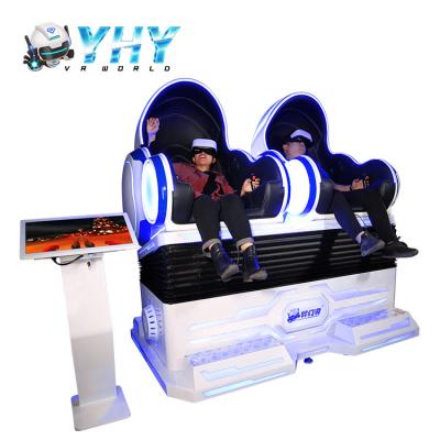 China Cadeira virtual do simulador do movimento do ovo VR do dobro da cadeira 2.5KW do jogo de YHY 9D à venda