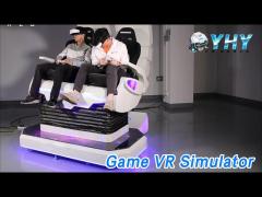 Motion Game VR Simulator Double Chair Adjustable 360 Degree Rotating
