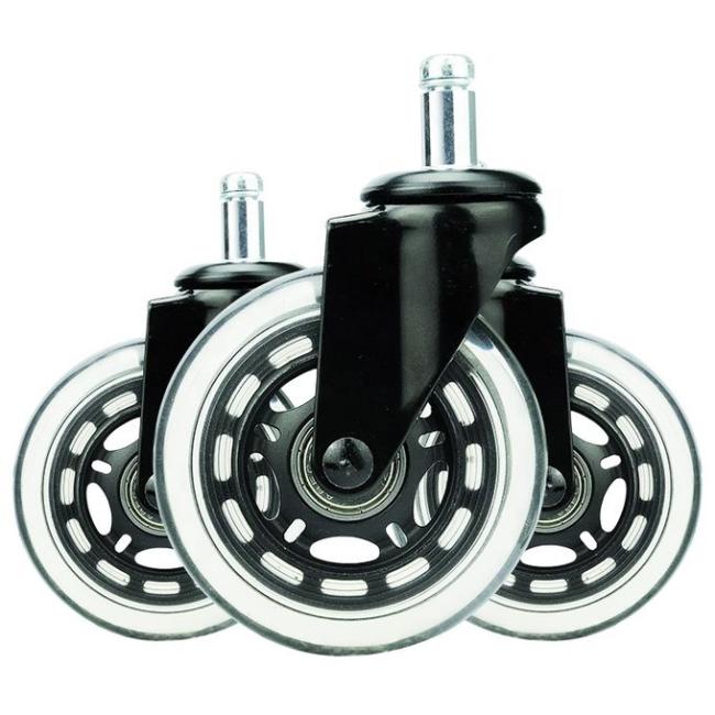 Universal Wheel Silent Office Chair Caster PU Wheel Caster 2 Inch 0