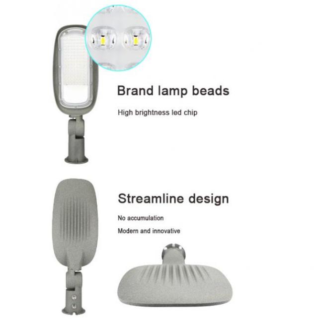 High power solar street light Waterproof outdoor ROHS 150W 16500lm 590*270*110mm Solar Garden Street Light 4