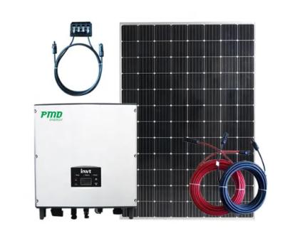 China 10KW 20KW 30KW 50KW 80KW 100KW Sistema solar industrial Sistema de energia solar em rede à venda