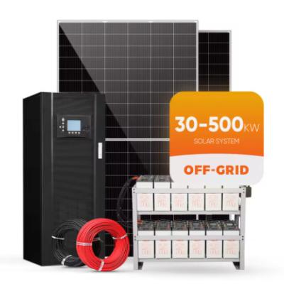 China Solar Wind Turbine Hybrid 50Kw Off Grid With Longi Solar Panels Wholesale à venda