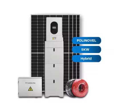 China 10000w Solar Panel Kit Power Generator 5KW Off Grid 10kw Home Solar Energy Systems en venta