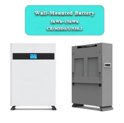 China Power Wall Lifepo4 Battery Pack 48v 5kw 10kw 100ah 200ah Powerwall Lithium Solar Batterie For Home Energy Storage for sale