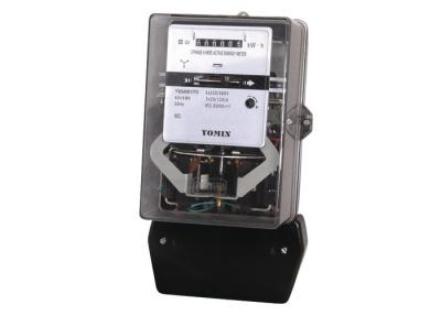 China CT Connecting Front Board Installed Three Phase Energy Meter Electromechanical for sale