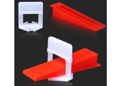 China Durable Tile Leveling System Clips For Wall Floor Tile Spacer , Long Life for sale