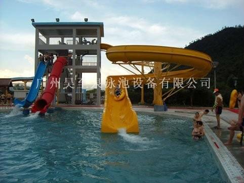 Quality Amusement Water Park Fibreglass Pool Slide Barrel And Sledge FRP Spiral Tube for sale
