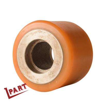 China ID 62mm Electric Forklift Drive Wheel Polyurethane Heavy Duty Wheels for sale